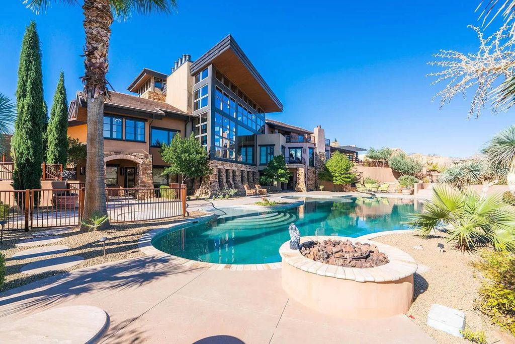 Dramatic two storeys home in Utah asking for $3,800,000 has been renovated and upgraded