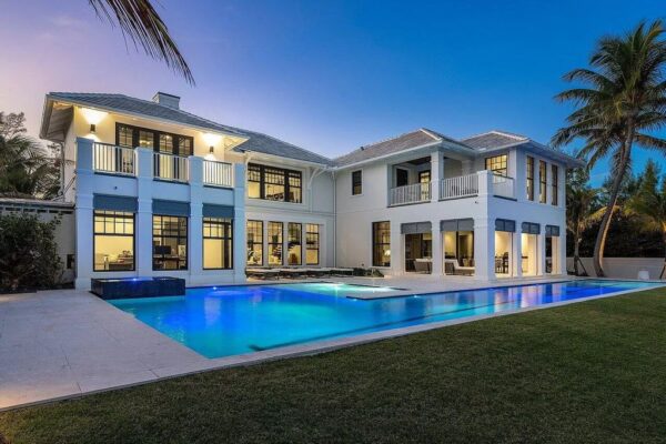 Superb Coastal Home in Gulf Stream with Unsurpassed Attention to Detail ...