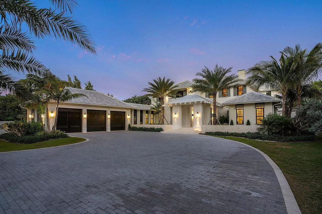 The Home in Gulf Stream is a superb coastal estate with unsurpassed attention to detail and expansive ocean views now available for sale. This home located at 2929 N Ocean Blvd, Gulf Stream, Florida