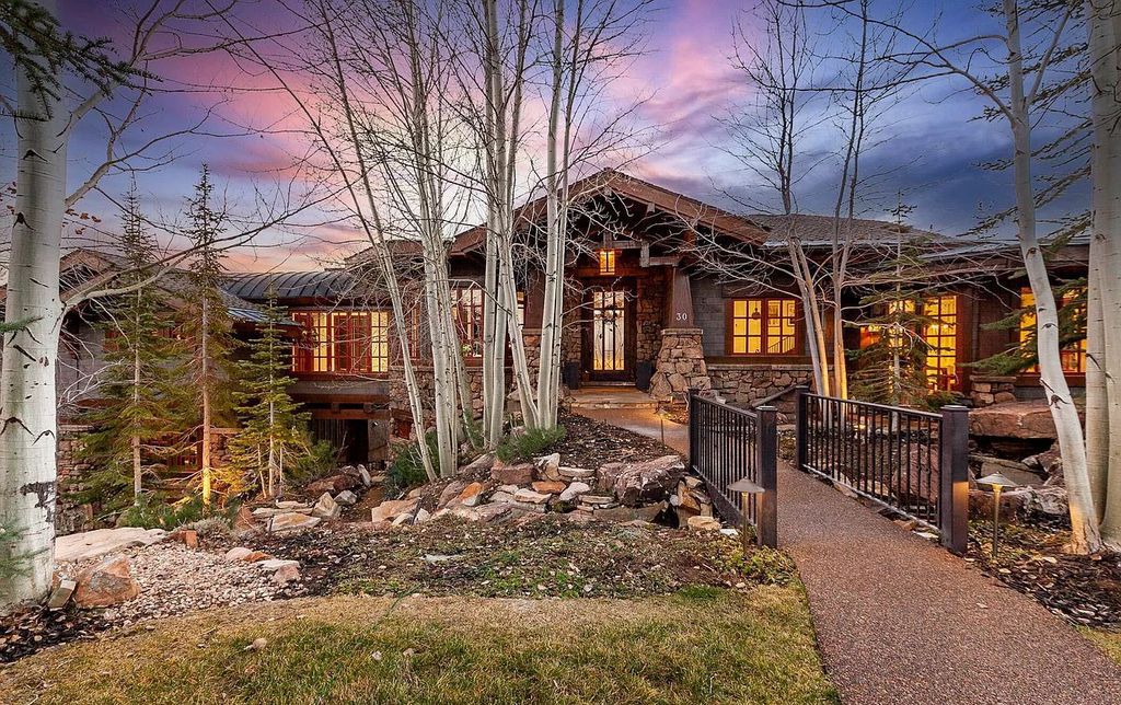 Singular and Serene Utah Masterpiece sells for $8,400,000 with world class ski run views