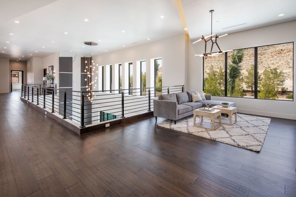 A newly completed Home in Las Vegas asking for $6,650,000 exemplifies modern elegance