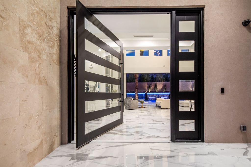 A newly completed Home in Las Vegas asking for $6,650,000 exemplifies modern elegance