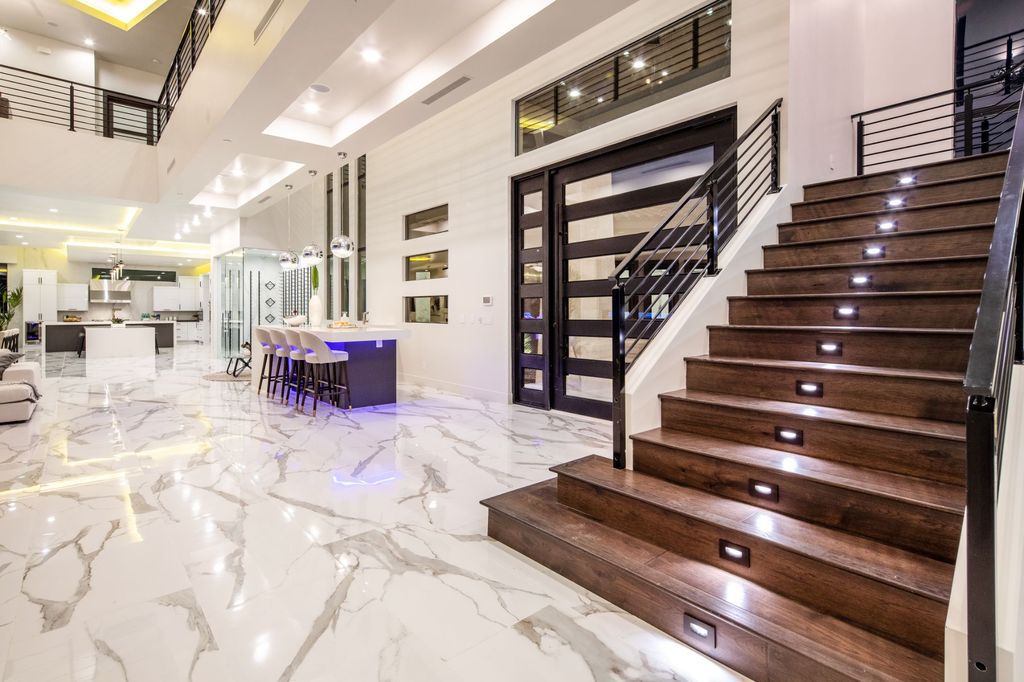 A newly completed Home in Las Vegas asking for $6,650,000 exemplifies modern elegance