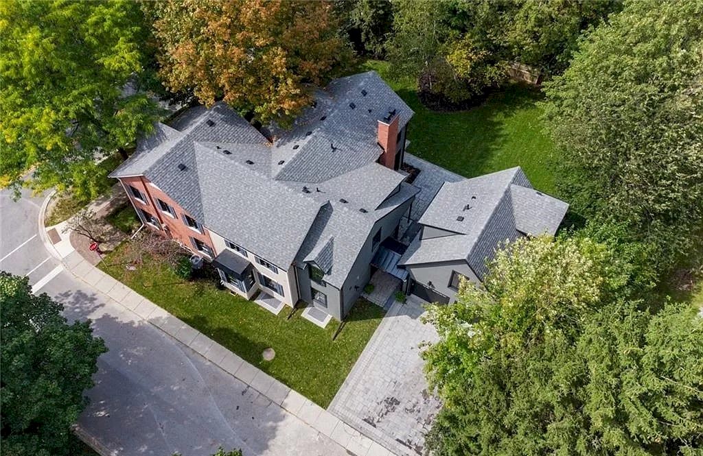 The Gothic Revival Style Property in Ontario is renovated to preserve its old-world charm now available for sale. This home located at 205 Trafalgar Rd S, Oakville, ON L6J 3G9, Canada