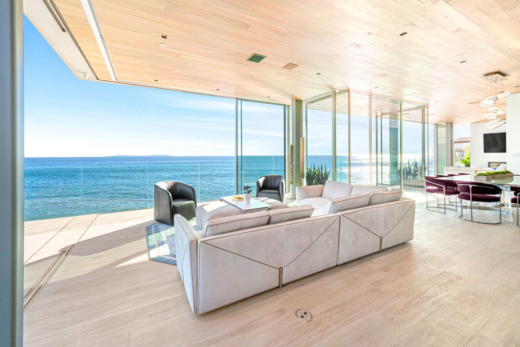 The Home in Malibu is an awe-inspiring custom-built, new construction, oceanfront home on one of the most exclusive beaches in the world now available for sale. This home located at 24300 Malibu Rd, Malibu, California