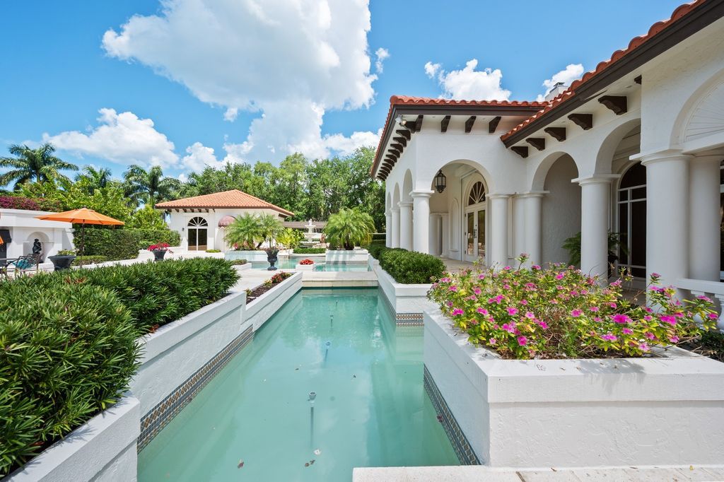 The Home in Naples is a Mediterranean masterpiece offers the two most desired features direct beach ownership and waterfront now available for sale. This home located at 275 Champney Bay Ct, Naples, Florida