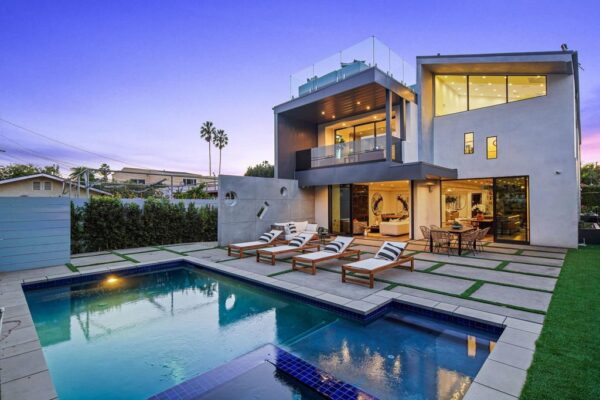 Brand New Geometric Modern Home in Beverly Grove asking $4,750,000