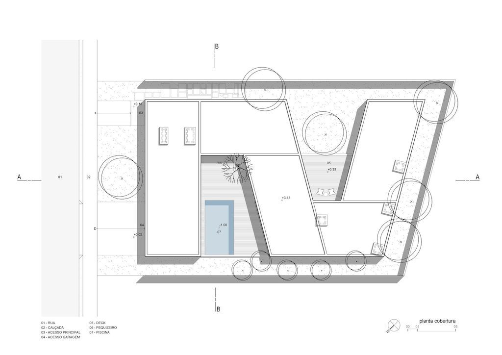 Couri House, Elegant single-story one by ARQBR Arquitetura e Urbanismo