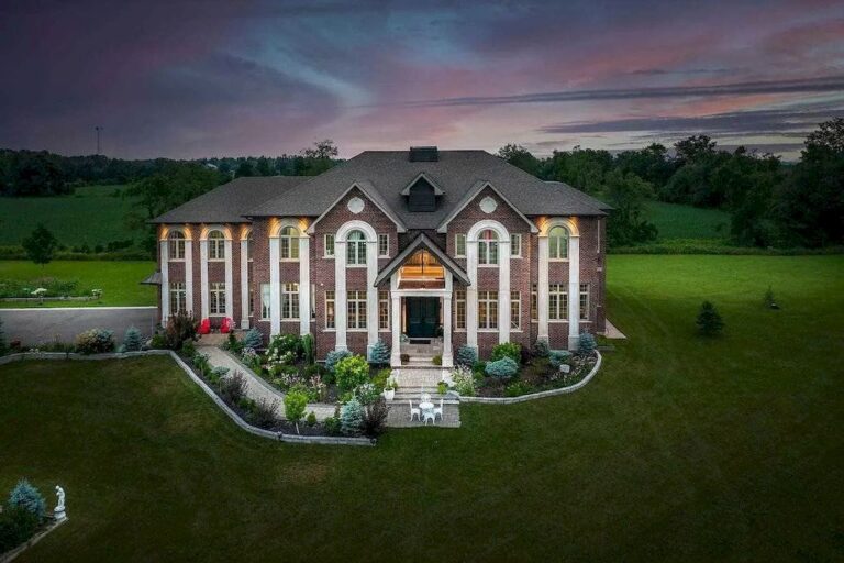 Custom Built Luxury European Style Mansion in Ontario Lists for C$5,799,000