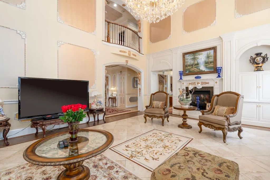 The Home in Virginia is an opulent four-floor home, fully fenced, and equipped with smart technology now available for sale. This home located at 12792 Yates Ford Rd, Clifton, Virginia; offering 07 bedrooms and 13 bathrooms with 16,600 square feet of living spaces. 