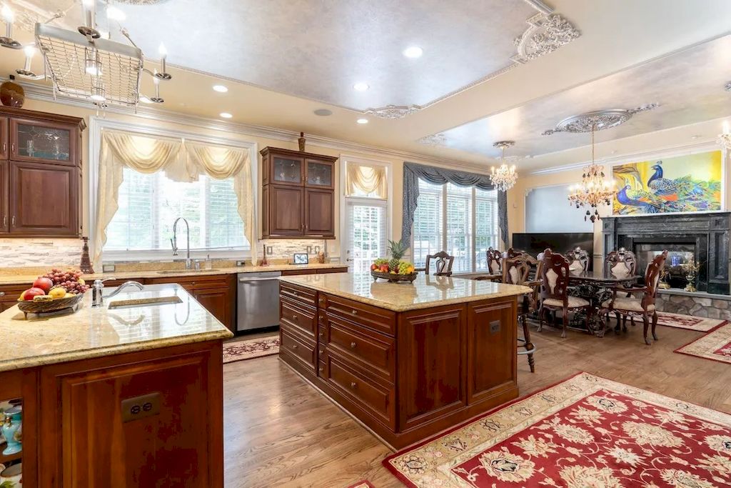 The Home in Virginia is an opulent four-floor home, fully fenced, and equipped with smart technology now available for sale. This home located at 12792 Yates Ford Rd, Clifton, Virginia; offering 07 bedrooms and 13 bathrooms with 16,600 square feet of living spaces. 