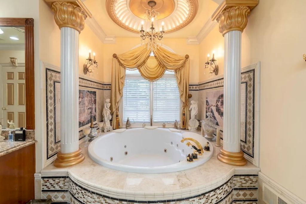 The Home in Virginia is an opulent four-floor home, fully fenced, and equipped with smart technology now available for sale. This home located at 12792 Yates Ford Rd, Clifton, Virginia; offering 07 bedrooms and 13 bathrooms with 16,600 square feet of living spaces. 