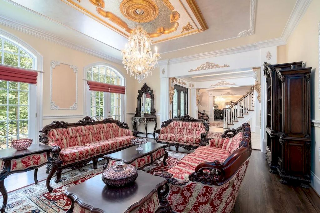 The Home in Virginia is an opulent four-floor home, fully fenced, and equipped with smart technology now available for sale. This home located at 12792 Yates Ford Rd, Clifton, Virginia; offering 07 bedrooms and 13 bathrooms with 16,600 square feet of living spaces. 