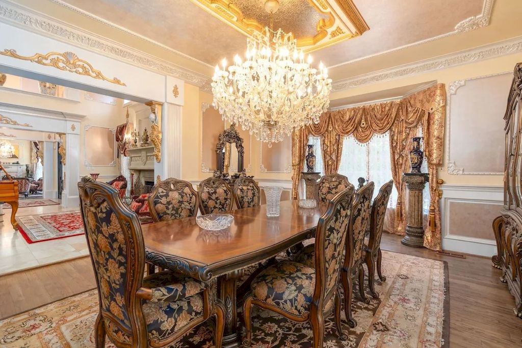 The Home in Virginia is an opulent four-floor home, fully fenced, and equipped with smart technology now available for sale. This home located at 12792 Yates Ford Rd, Clifton, Virginia; offering 07 bedrooms and 13 bathrooms with 16,600 square feet of living spaces. 