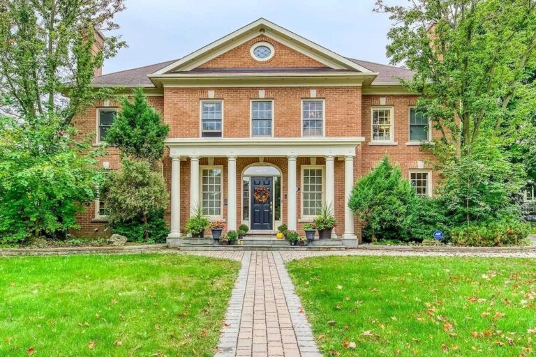 Elegant Georgian Style Home in Ontario Sells for C$3,990,000
