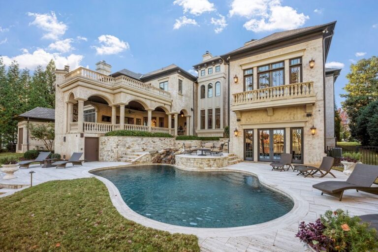 Exquisite Lakeside Chateau in North Carolina Offered at $4,500,000