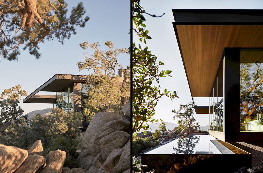 High Desert Retreat Surrounded by Rocks & Trees by Aidlin Darling Design