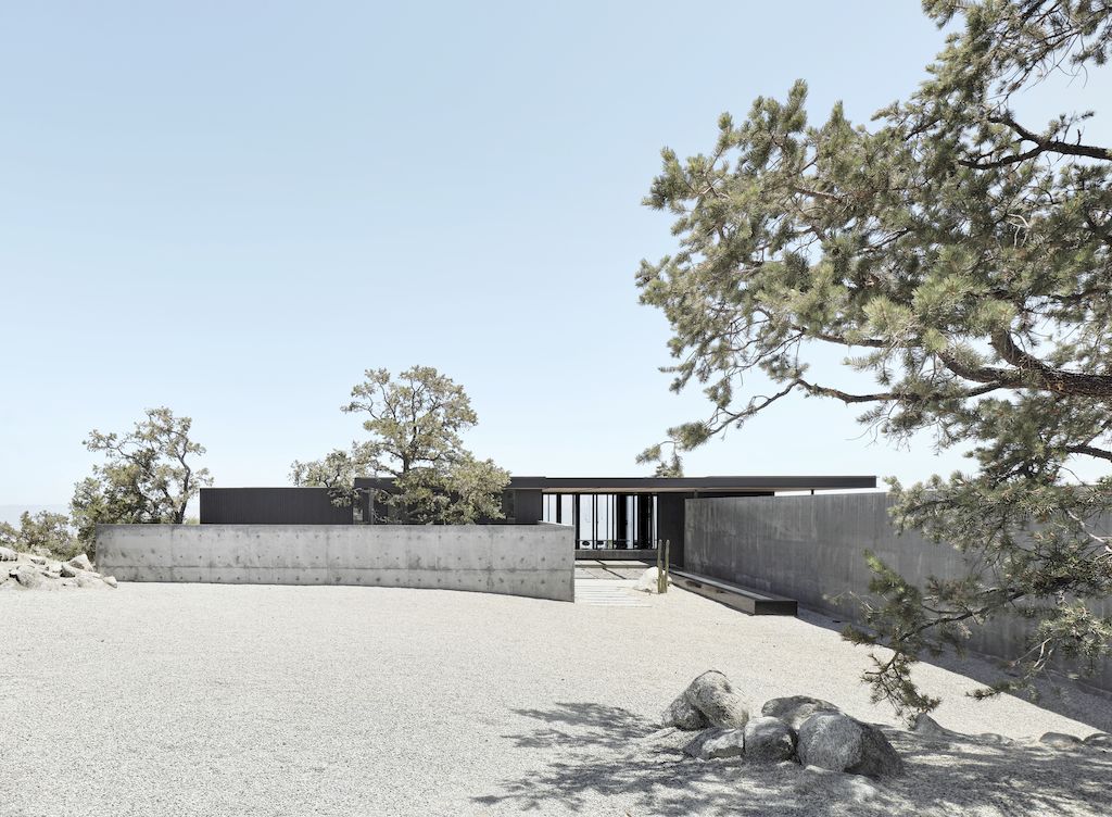 High Desert Retreat Surrounded by Rocks & Trees by Aidlin Darling Design