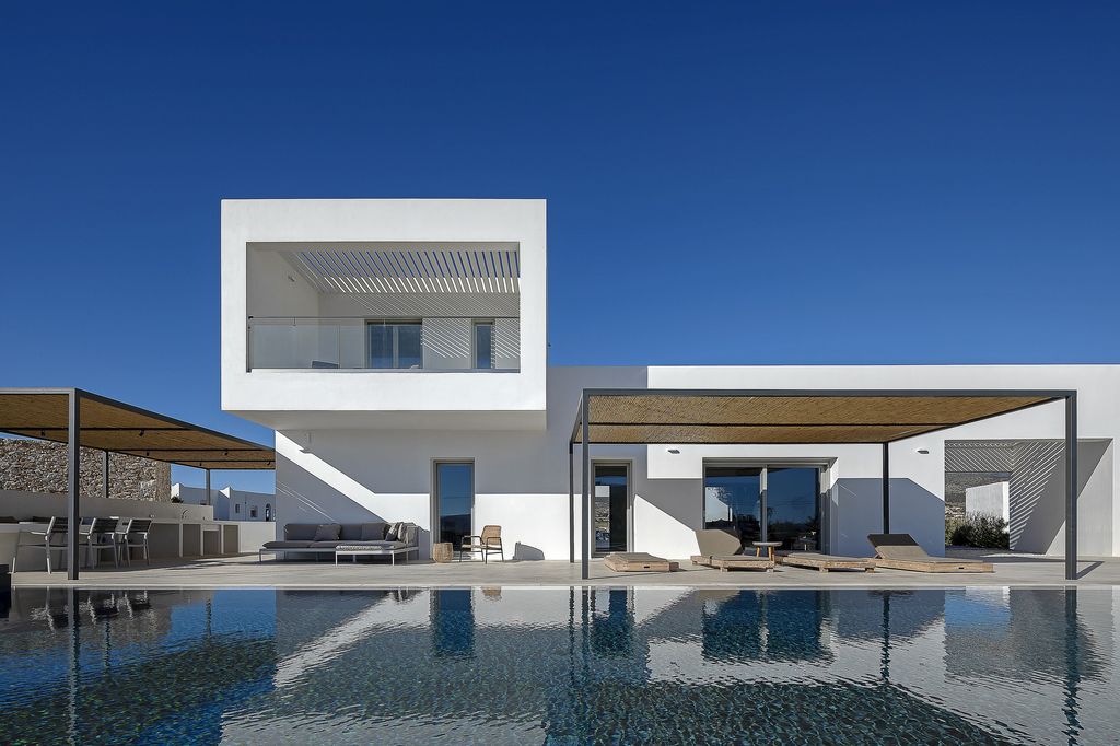 Kite house, Greek island home celebrate minimalist life by React Architects