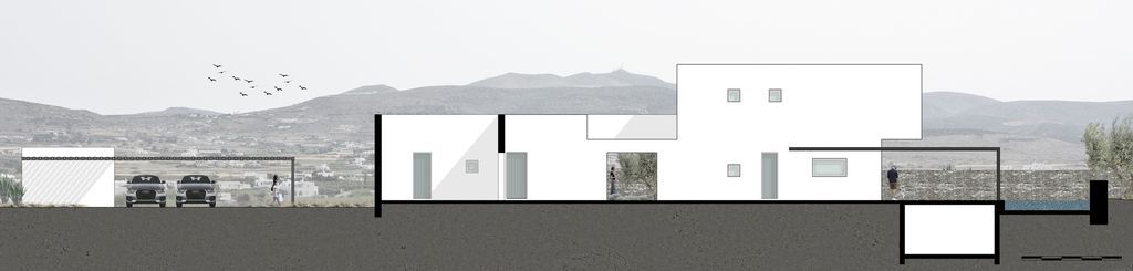 Kite house, Greek island home celebrate minimalist life by React Architects