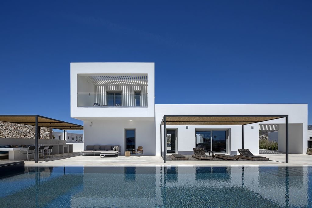 Kite house, Greek island home celebrate minimalist life by React Architects