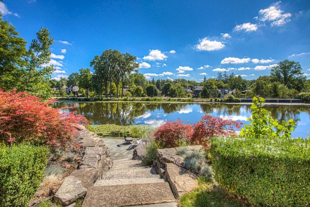 The Home in Michigan is a luxurious home with panoramic views of renowned Quarton Lake now available for sale. This home located at 220 Lake Park Dr, Birmingham, Michigan; offering 05 bedrooms and 07 bathrooms with 13,012 square feet of living spaces.