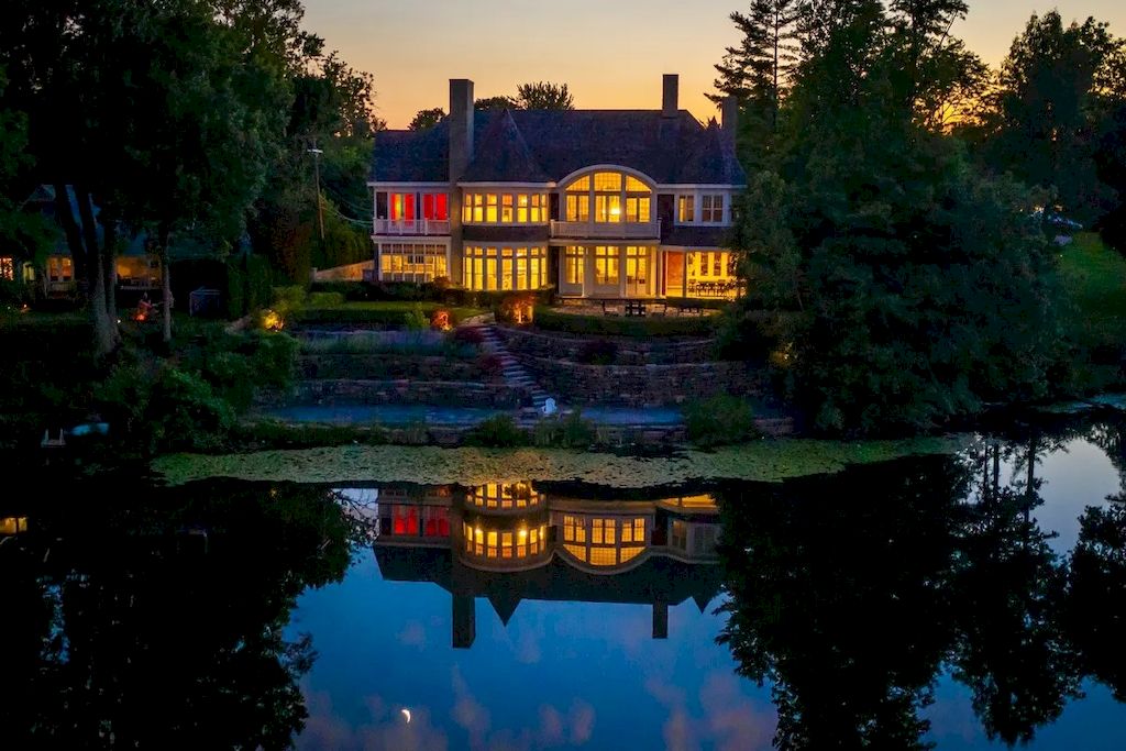 The Home in Michigan is a luxurious home with panoramic views of renowned Quarton Lake now available for sale. This home located at 220 Lake Park Dr, Birmingham, Michigan; offering 05 bedrooms and 07 bathrooms with 13,012 square feet of living spaces.