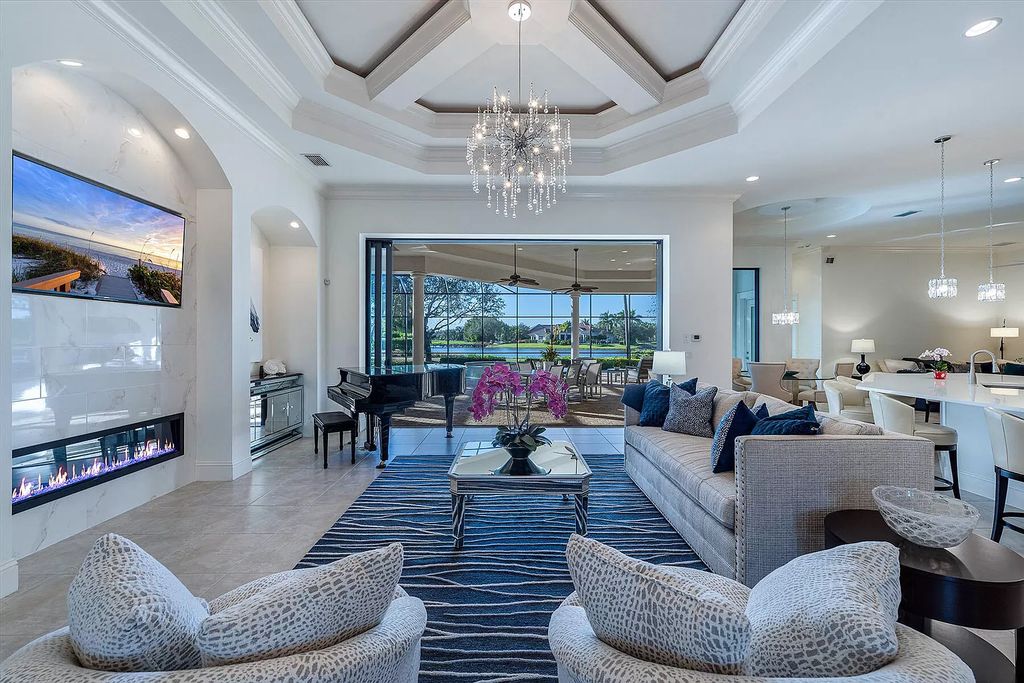 The Home in Naples epitomizes the luxury lifestyle experienced in sought-after Quail West Golf and Country Club now available for sale. This house located at 6393 Highcroft Dr, Naples, Florida