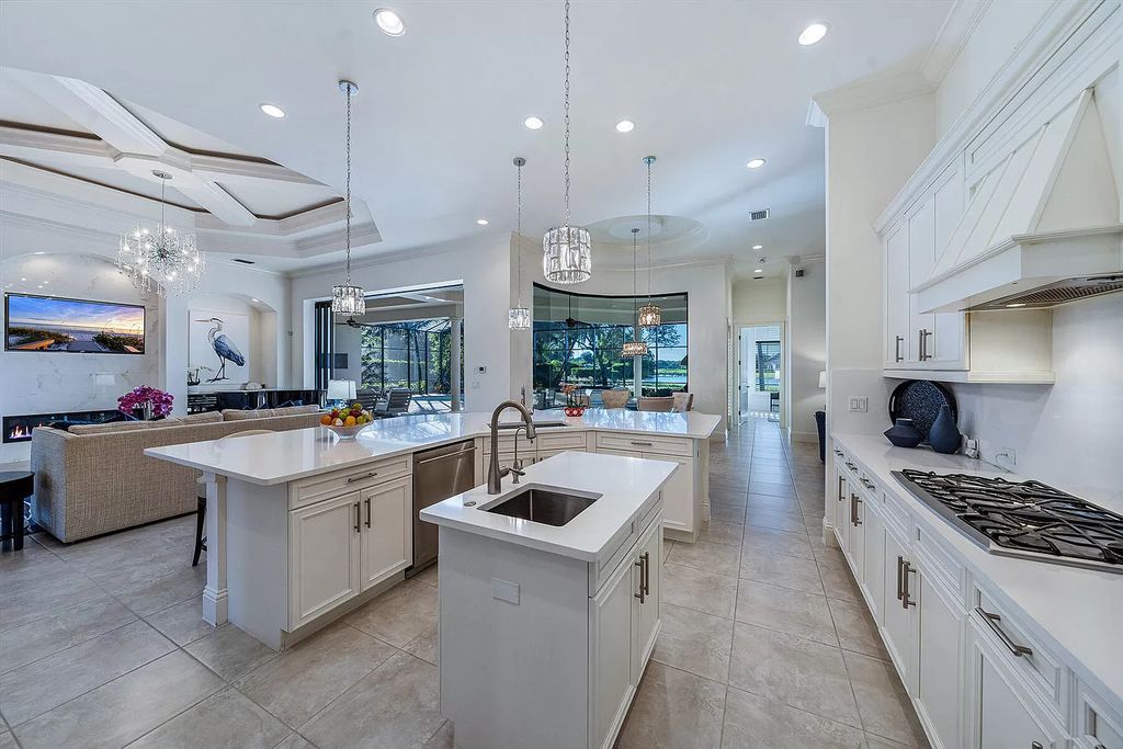 The Home in Naples epitomizes the luxury lifestyle experienced in sought-after Quail West Golf and Country Club now available for sale. This house located at 6393 Highcroft Dr, Naples, Florida