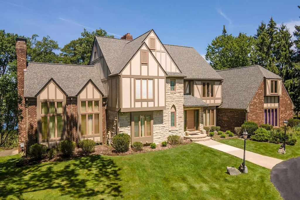 The Home in Michigan is a luxurious home with incredible lake views now available for sale. This home located at 5430 Pontiac Trl, Orchard Lake, Michigan; offering 05 bedrooms and 07 bathrooms with 10,920 square feet of living spaces.