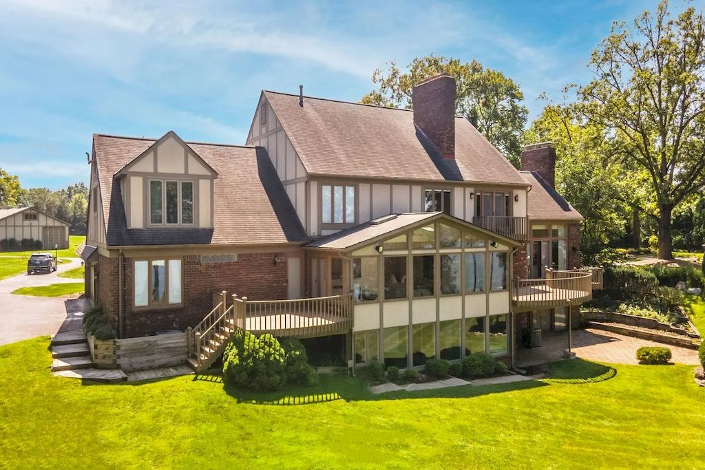 The Home in Michigan is a luxurious home with incredible lake views now available for sale. This home located at 5430 Pontiac Trl, Orchard Lake, Michigan; offering 05 bedrooms and 07 bathrooms with 10,920 square feet of living spaces.