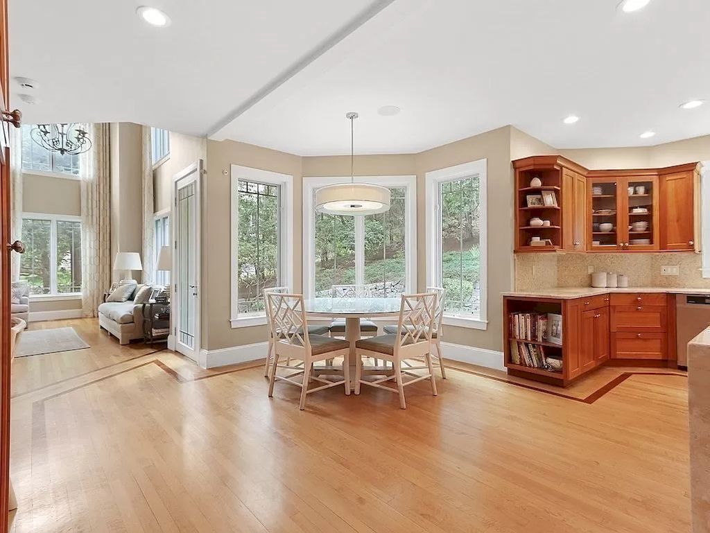 The Home in Massachusetts is a luxurious home with gorgeous architectural details and finishes throughout now available for sale. This home located at 15 Laura Rd, Waban, Massachusetts; offering 06 bedrooms and 06 bathrooms with 7,760 square feet of living spaces.