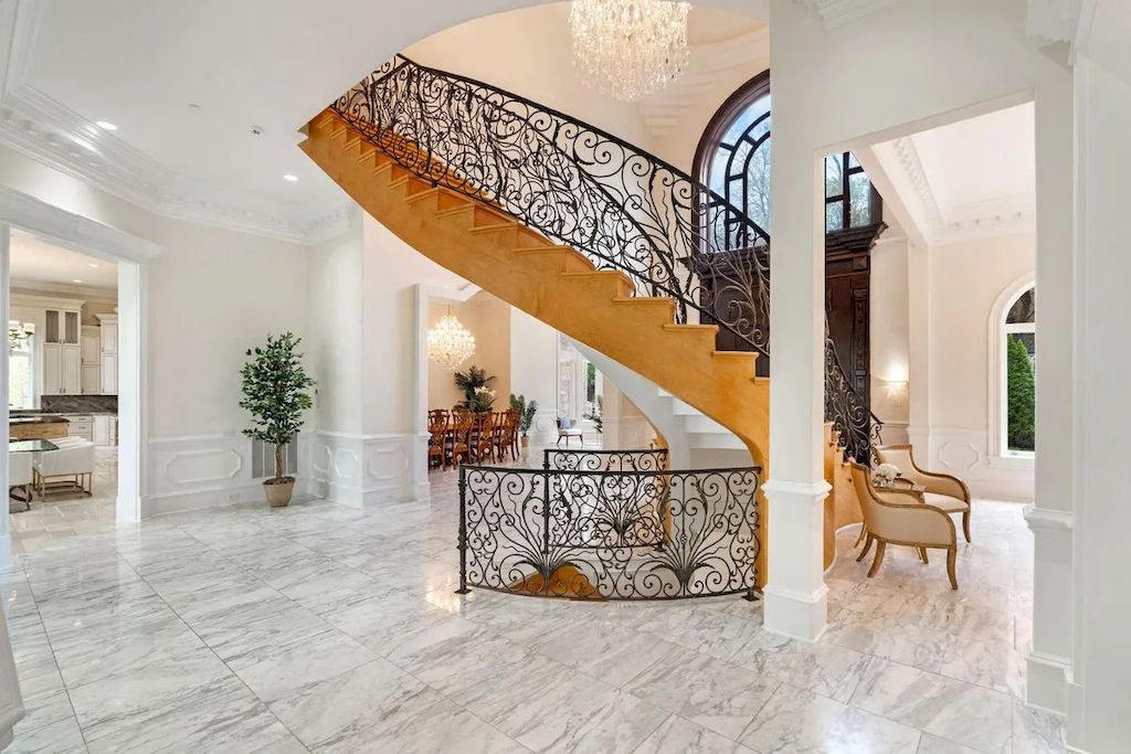 The Home in Virginia is a luxurious home built under European architecture and positioned high above the banks of the Potomac River now available for sale. This home located at 612 Rivercrest Dr, McLean, Virginia; offering 05 bedrooms and 11 bathrooms with 16,000 square feet of living spaces. 