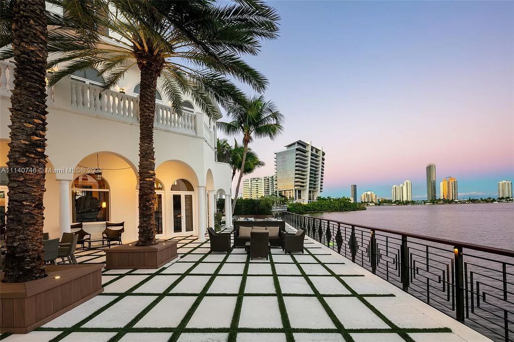 The Miami Beach Home is a unique tri-level estates sits along 251 feet of wide bay views and has 2 deeded docks now available for sale. This house located at 042 Island Estates Dr, North Miami Beach, Florida