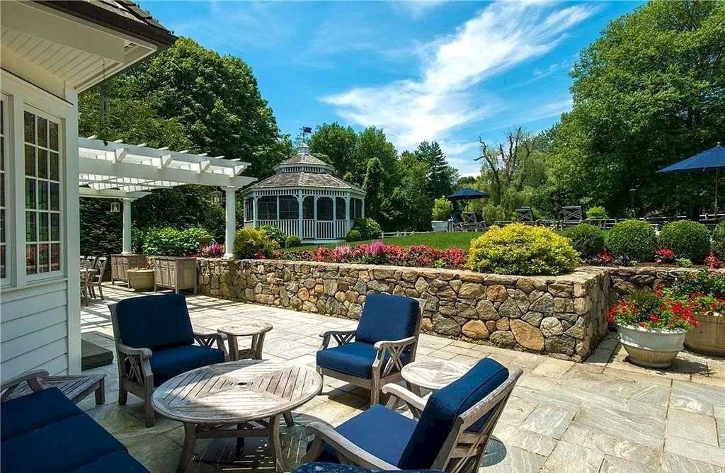 The Home in Connecticut is a luxurious resort-style vacation retreat now available for sale. This home located at 345 Greens Farms Rd, Westport, Connecticut; offering 07 bedrooms and 08 bathrooms with 10,531 square feet of living spaces.