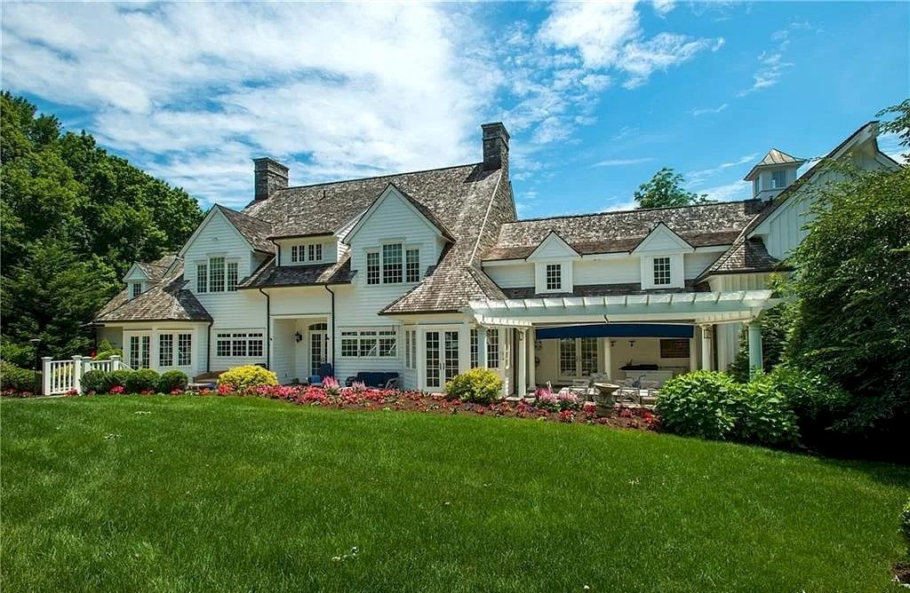 The Home in Connecticut is a luxurious resort-style vacation retreat now available for sale. This home located at 345 Greens Farms Rd, Westport, Connecticut; offering 07 bedrooms and 08 bathrooms with 10,531 square feet of living spaces.