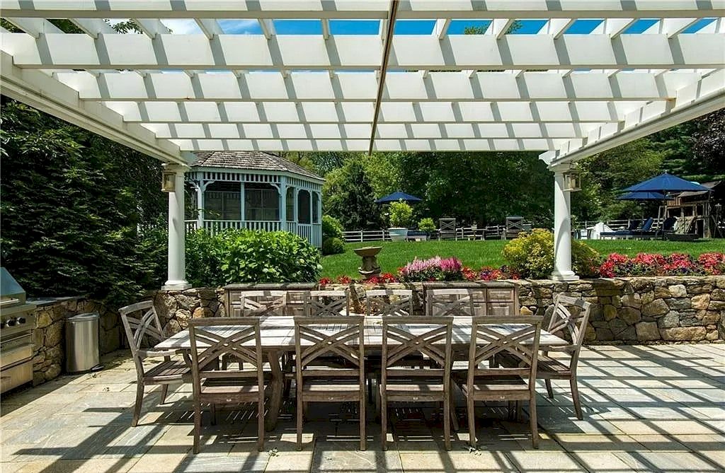 The Home in Connecticut is a luxurious resort-style vacation retreat now available for sale. This home located at 345 Greens Farms Rd, Westport, Connecticut; offering 07 bedrooms and 08 bathrooms with 10,531 square feet of living spaces.