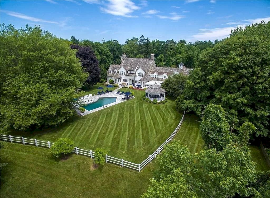 The Home in Connecticut is a luxurious resort-style vacation retreat now available for sale. This home located at 345 Greens Farms Rd, Westport, Connecticut; offering 07 bedrooms and 08 bathrooms with 10,531 square feet of living spaces.