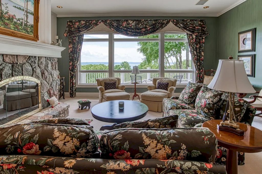 The Home in Michigan is a luxurious, well-designed home with impeccable maintenance now available for sale. This home located at 731 W Hathaway Rd, Harbor Springs, Michigan; offering 04 bedrooms and 05 bathrooms with 5,917 square feet of living spaces. 