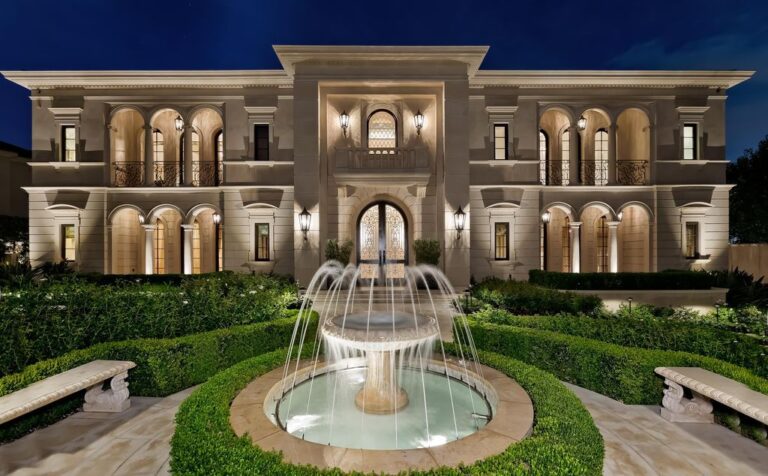 This $45,000,000 Palatial Italian Mansion in Beverly Hills is a Perfect Blend of Elegant Design and Sumptuous Comfort