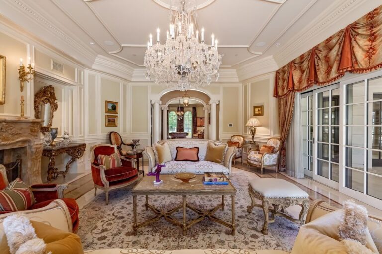 Palatial Italian Mansion in Beverly Hills with Elegant Design asks for $45M