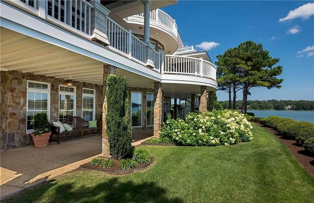 The Home in Virginia is a luxurious home offering beautiful deep water views now available for sale. This home located at 1601 Spring House Trl, Virginia Beach, Virginia; offering 05 bedrooms and 08 bathrooms with 6,406 square feet of living spaces.