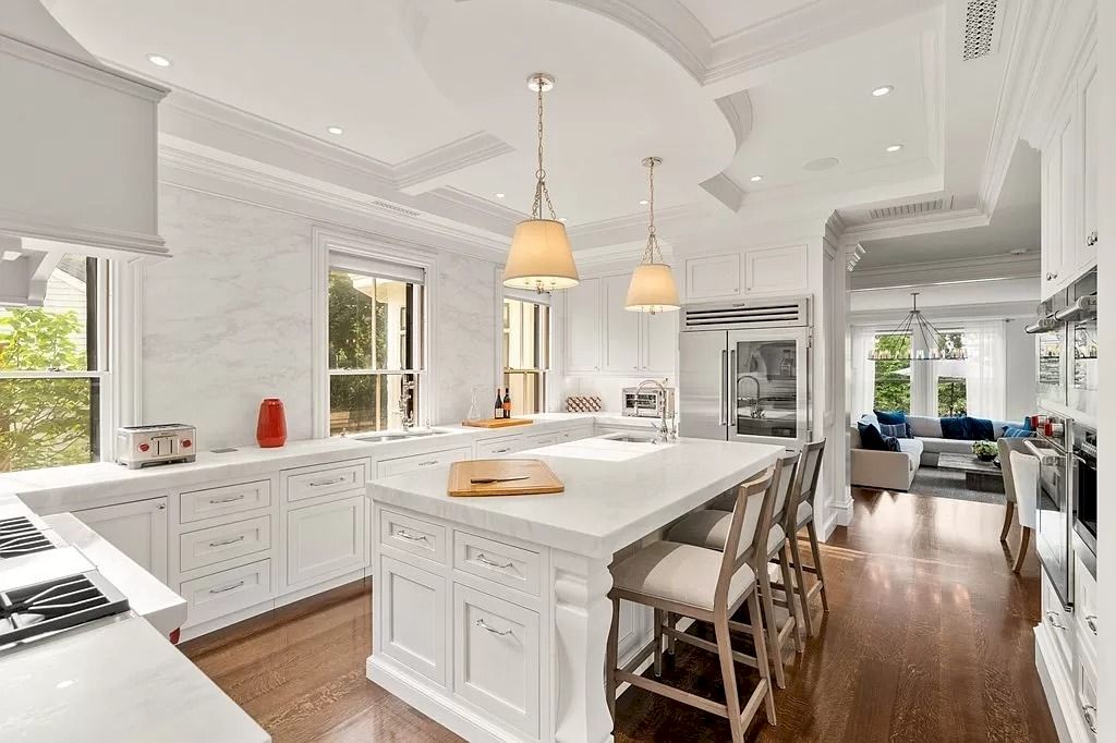 The Home in Massachusetts is a luxurious home which is not only ideal for urban life but also great for outdoor experience now available for sale. This home located at 59 High St, Brookline, Massachusetts; offering 07 bedrooms and 08 bathrooms with 7,450 square feet of living spaces.