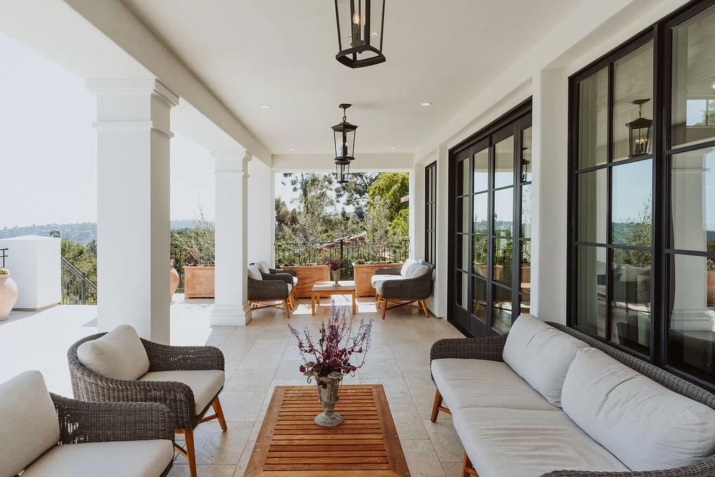 The Villa in Santa Barbara is a Mediterranean-inspired villa showcases nearly an acre of polished, landscaped grounds, & resort-caliber amenities now available for sale. This home located at 495 E Mountain Dr, Santa Barbara, California