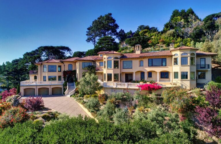 $8.977,000 Home in Belvedere Tiburon with Golden Gate Bridge Views