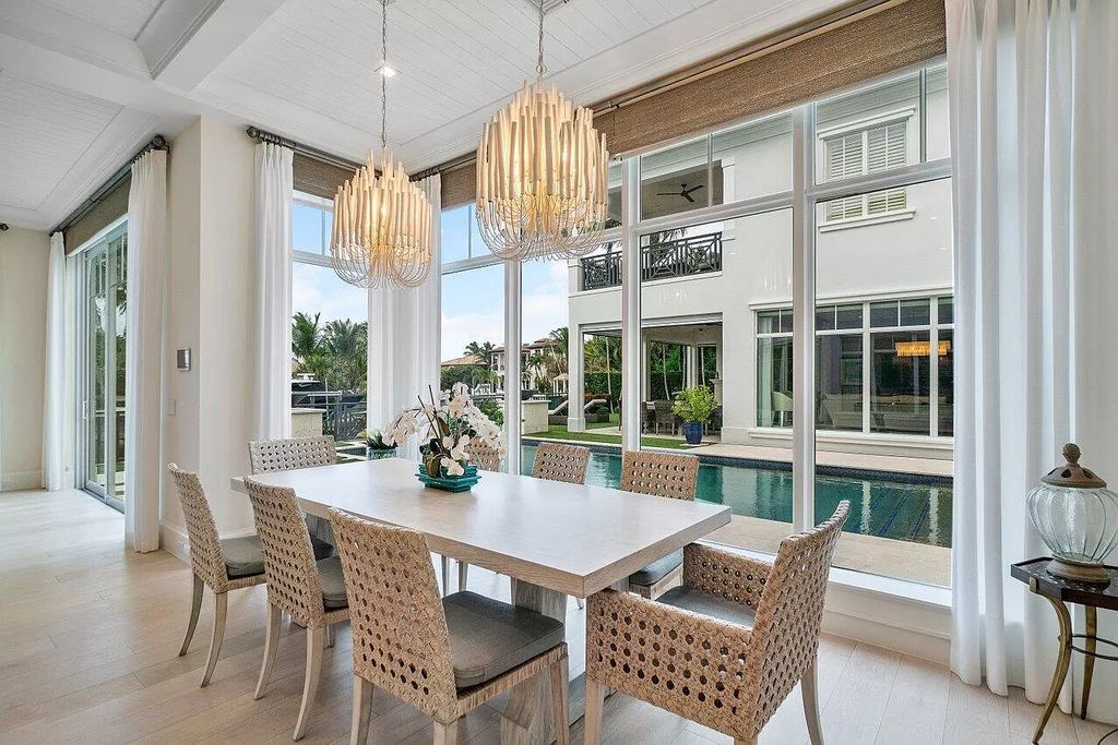 The Home in Boca Raton is a luxurious waterfront estate in exclusive community perfect for boating enthusiasts now available for sale. This home located at 731 Marble Way, Boca Raton, Florida