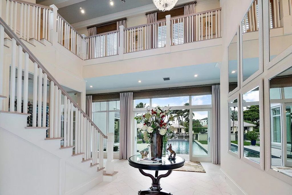 The Home in Boca Raton is a luxurious waterfront estate in exclusive community perfect for boating enthusiasts now available for sale. This home located at 731 Marble Way, Boca Raton, Florida