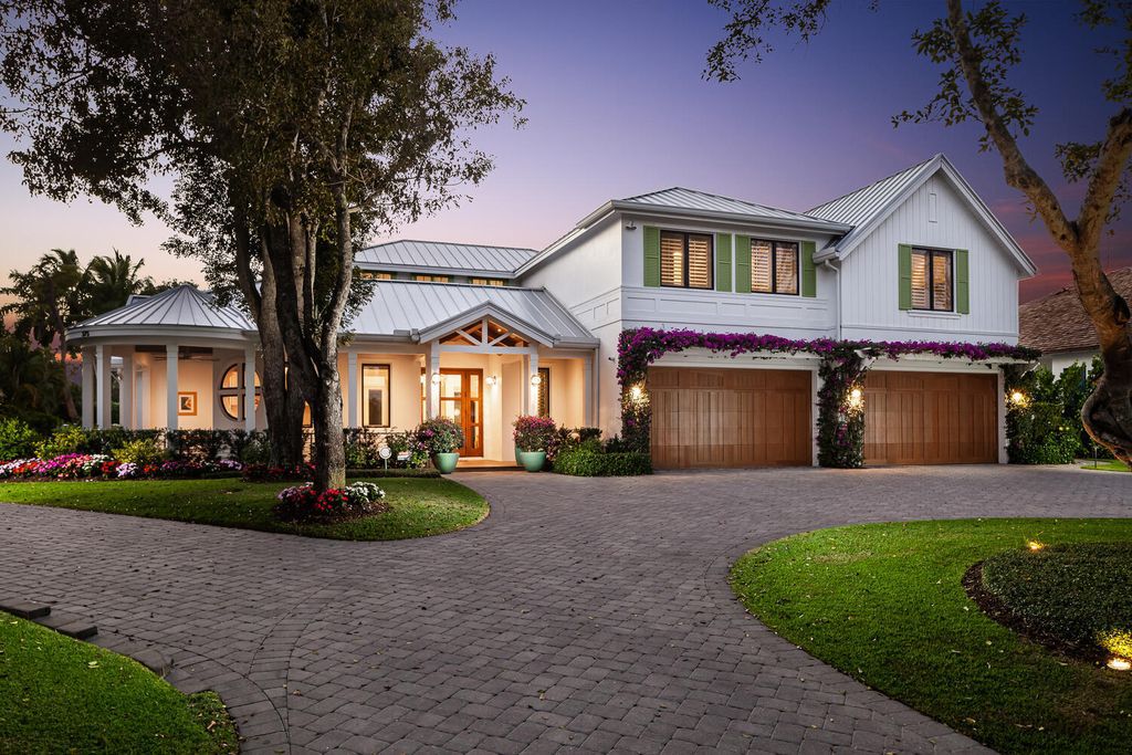 The Home in Naples is a custom residence thoughtfully designed by Jon Kukk and masterfully built by Harwick Homes now available for sale. This home located at 375 Yucca Rd, Naples, Florida
