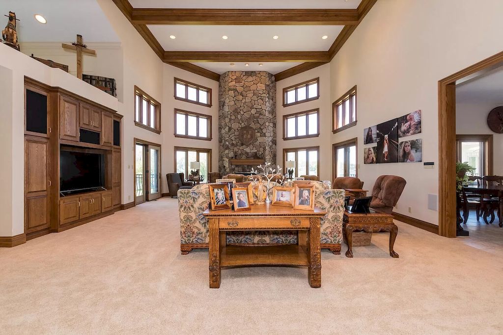The Home in Michigan is a luxurious home featuring large rooms, oak floors, high ceilings and so forth now available for sale. This home located at 61963 Pheasant Pointe Dr, Sturgis, Michigan; offering 08 bedrooms and 08 bathrooms with 15,172 square feet of living spaces. 