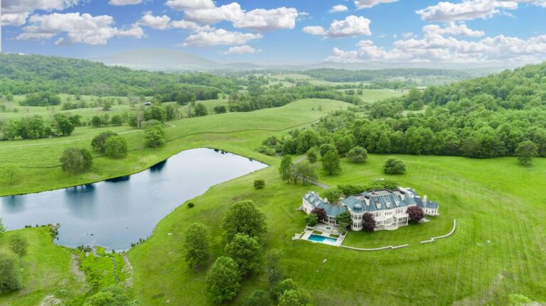 Ultimate Private Home Commands Magnificent Panoramic Views in Virginia Listed for $19,500,000